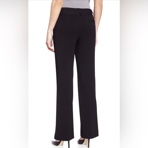 NWT Women’s Rafaella Curvy Bootcut High Rise Solid Black Pants Size 16 - Picture 2 of 15